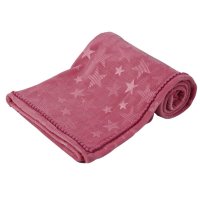 FBP230-DP: Dusty Pink Star Embossed Mink Wrap
